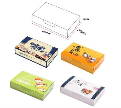 China Special offer 16*11*5cm Japanese Tray Eco Friendly Sushi Packaging Box Take Away Paper Boxes Te koop