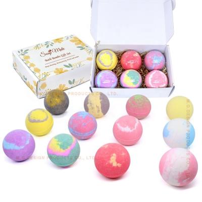 China Exfoliate Moisturize Nourishing Whitening Custom Natural Organic Luxury Bath Bomb Bubble Bath Dye Press Dye Private Label Private Label Gift Set for sale