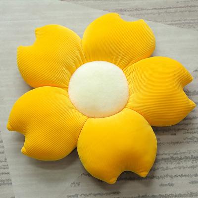 China Sunflower flower pillow toy cushion sofa tatami floor mat gift anti-static creative home wholesale for sale