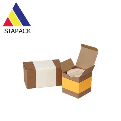 China Eco-friendly Recycled Materials Printing Honey Kraft Brown Kraft Paper Corrugated Box For Tea Packaging for sale