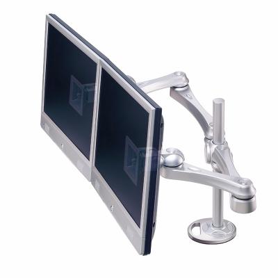 China High Quality Swallow Series Aluminum Alloy Monitor Stand Dual Pole Mount High Loading Arm for sale