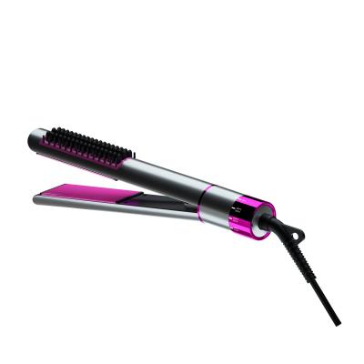 China iTenns Hair Curler Fashionable Style Luxury Long Lasting 3 in 1 Hair Straightening Brush for sale