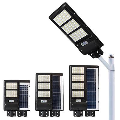 China HIGHWAY OEM ODM Road Light PIR Motion Sensor CE ROHS All in One 80w 120w 160w with Built-in Lithium Batteries LED Solar Street Light for sale