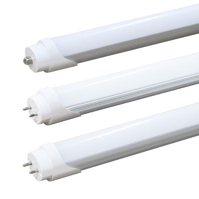 China residential t8 led tube price 18w 20w 28w 2ft 4ft/1200cm 6500k g13 220V motion sensor fixture dlc t8 plastic housing skd led tube light for sale