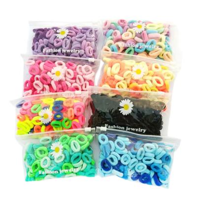 China Hair elastics Colorful Small Rubber Bands Kids Hair Ties Toddler Girls' Hair Elastics Ponytail Holder Baby Girls' Hair Accessories for sale