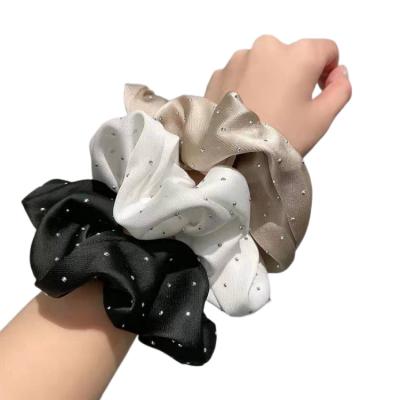 China Hair ties Fashion Hair Ties Girls' Hair Elastics Ponytail Holder Women Large Satin Hair Scrunchies for sale