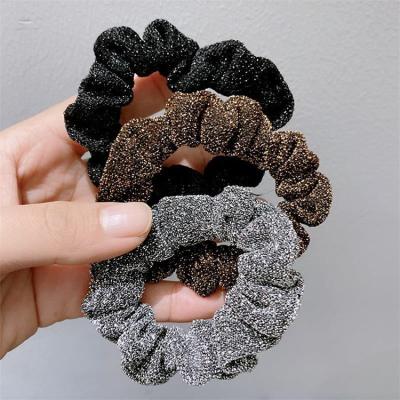 China Hair elastics Fashion Thread Hair Ties Girls' Ponytail Holder Women Small Scrunchies for sale