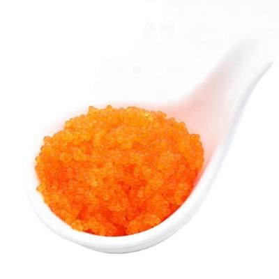 China Frozen Japanese Fish Roe Tobiko Flying Fish Egg Sushi Food Roe Tobiko Caviar FROZEN Orange Flying Fish for sale