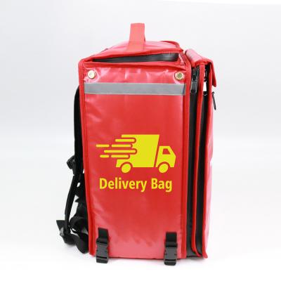 China Polyester Material Waterproof And Food Use Insulated Heater Pizza Uber Eats Bag for sale