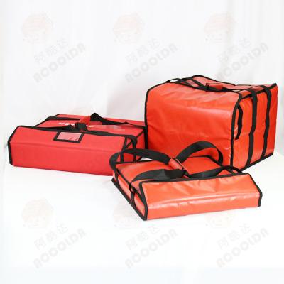 China Waterproof Pizza Delivery Bag Heated Insulated Delivery Bag 12v for sale