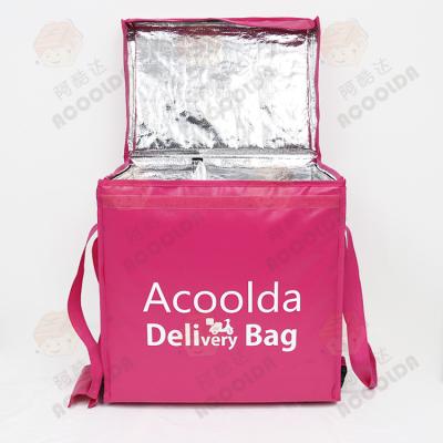 China Promotion Waterproof Delivery Rider Bag Thermo Carring Backpack for Kids Lunch Food Delivery Backpack for sale