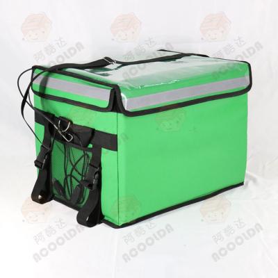 China Waterproof Cooler Bag Tote Bag With Shoulder Strap Insulated Bag Green for sale