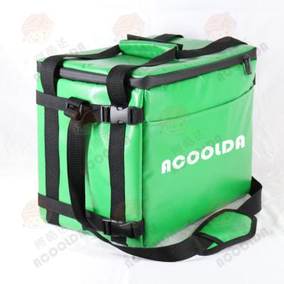 China Waterproof Shoulder Carry Food Preserving Delivery Cooler Tote Bag Thermal Insulated Waterproof Customized Color for sale