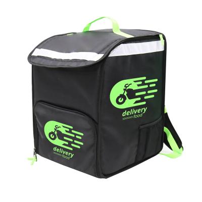 China Factory Customized Waterproof High Quality Eats Insulated Food Delivery Bag Backpack For Bike Insulated Pizza Bag Uber Eats Bag for sale