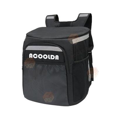 China Waterproof Coffee Insulated Bag Cold And Hot Delivery Bag With Cup Holder for sale