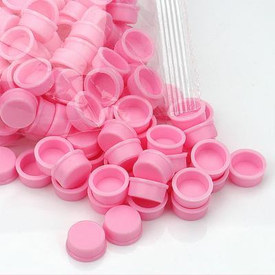 China Beauty Tool Ink Cup Palette Flower Form Plastic Adhesive Palette Disposable Eyelashes Stick Disposable Holder Drop Glue Delay Cup Glue Cup for sale