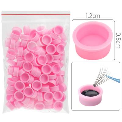 China Disposable Wick Glue And Holder For Eyelash Extensions Wholesale Disposable Glue Cup for sale