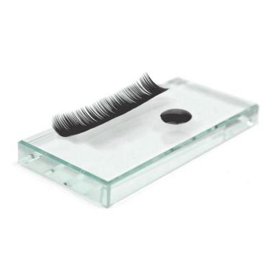 China Long Eyelash Extension Application Makeup Tool Natural Crystal Eyelash Pallet Holder With Private Label for sale