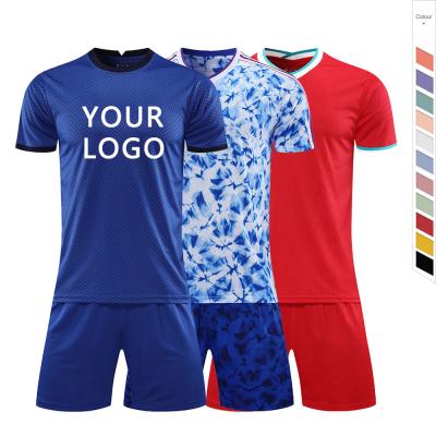 China 2021 Wholesale Football Jersey Sets Thailand Football Wear Thai Quality Football Jersey for sale