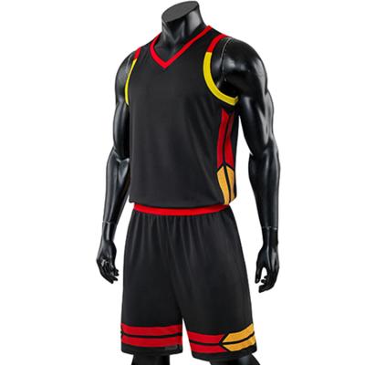 China New team basketball antibacterial wholesale empty tank tops to print design your own basketball uniform for sale