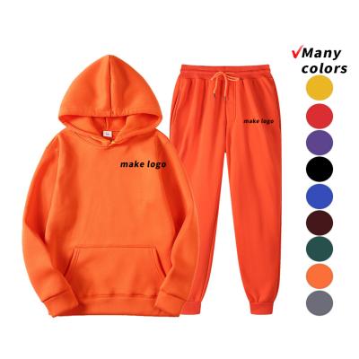 China Custom Oversized Gym Logo Hoodie Set Plain Tracksuit Custom Sublimation Men's Anti-wrinkle Hoodies Sweatshirts for sale