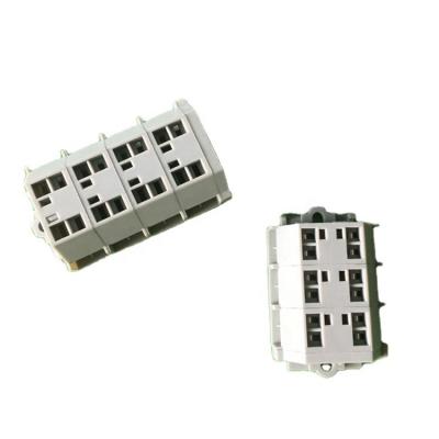 China New Arrival PA66 Miniature Busbar Terminal Block Spring Terminal Blocks for sale