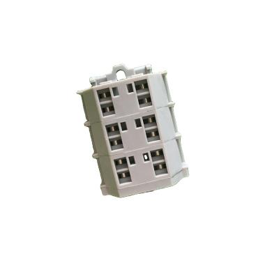 China Unique Design PA66 Screwless Terminal Blocks Hot Sale Porcelain Miniature Terminal Blocks for sale