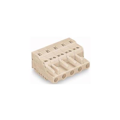 China Low Power Screwless Terminal Block Price Guaranteed Quality 24-14/0.2-2.5 7.5Mm MCS Bracket Spring Connector for sale