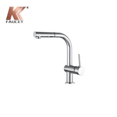 China Health Contemporary Good Quality Spout Mixer Kitchen Double Handle for sale