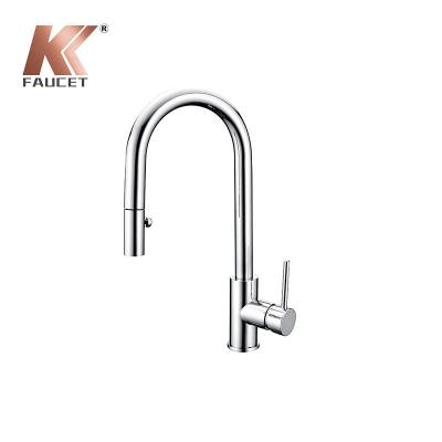 China Contemporary Kitchen Faucet Mixer Industrial Pull Down Sprayer for sale