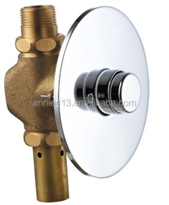 China Push Button Toilet High Quality Brass Urinal Time Delay Flush Valve for sale