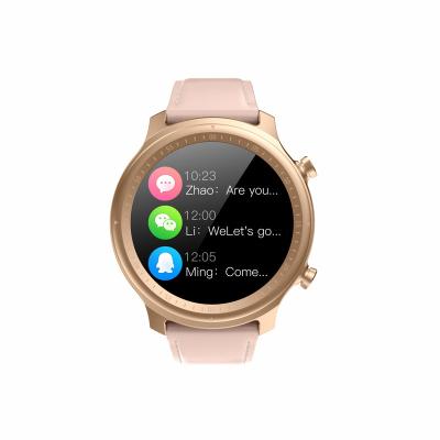 China GPS Navigation Amoled Women Ladies Survive Pedometer Reminder Fitness Tracker Sports Health Monitor Hybrid with APP Rohs Smart Watch for sale