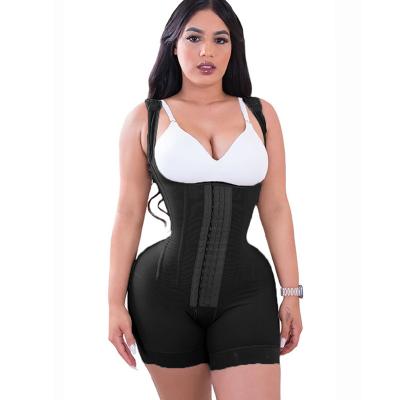 China Antibacterial Women Slimming Wide Shoulder Straps Butt-lifting Full Body Slimming Shapers Belly Shapers for sale