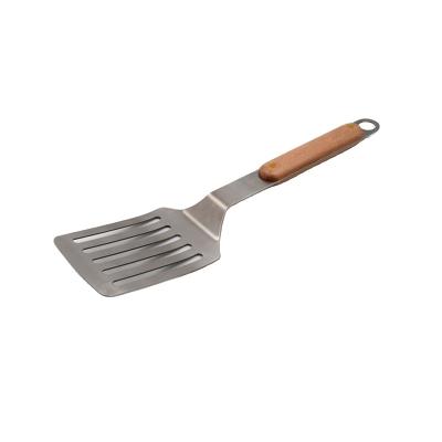 China 2022 Easily Cleaned Beech Wooden Handle Durable BBQ Shovel Wooden Spatula for sale