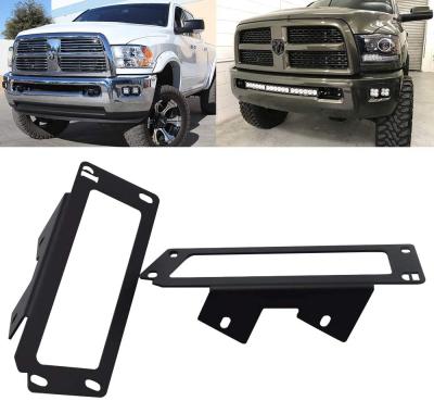 China Auto Parts Upgrade Lugs Fog Lamp Hidden Bumper Light Brackets For Dodge Ram 2010-2019 2500 3500 for sale