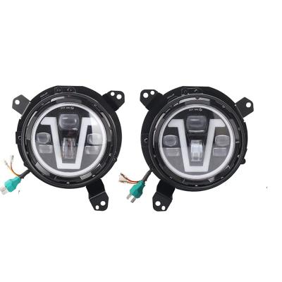 China Hot Selling Durable Die Casting Aluminum High Low Beam 50w Led Headlight 7 Inch Drl Led Light For Wrangler JK for sale