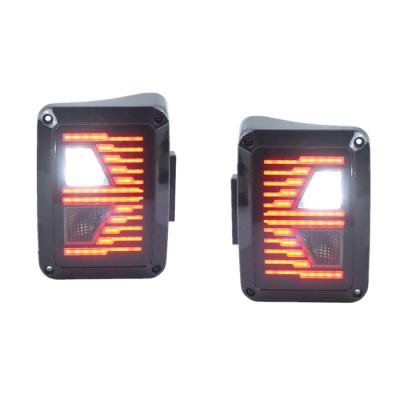 China Durable Black ABS Housing High Quality Brake Light Turn Signal And Tail Light Backup Led Rear Tail Lights For Jk for sale