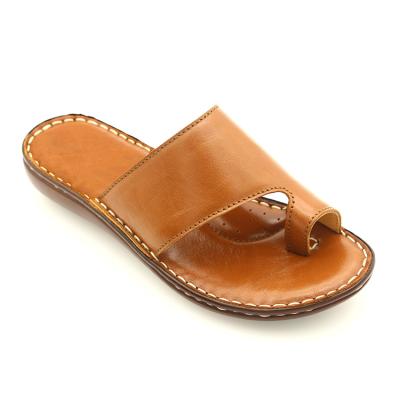 China Cushioning Slippers Beach Soft Shoe Led Ladies Handmade Casual Flip Flops For Sale Genuine Leather Women's Flat Cowhide Shoes Wholesale for sale