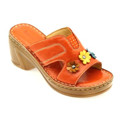 China Cushioning 2021 New All-match High Heels Women's Shoes For Sale Whip Genuine Leather Ladies Flip Flops For Wholesale Casual Slippers for sale