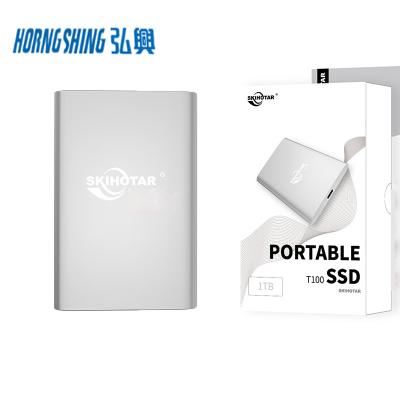 China Slim SSD Skihotar Brand T100 1TB Hard Disk Portable PC Laptop External Hard Disk Drive for sale