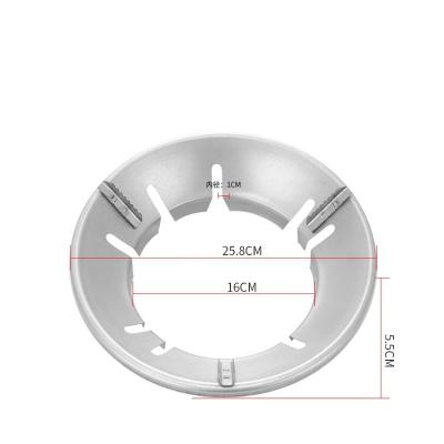 China Viable In Stock Steel Pan Support Gas Stove Alloy Gas Stove Cover Windproof Burners Cooking Energy Saving Cover for sale