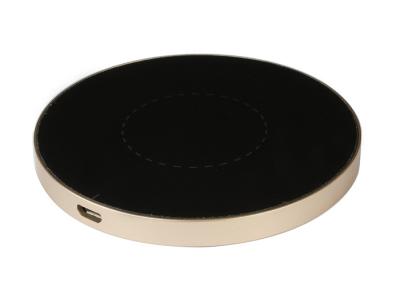 China Aluminum Magnetic Wireless Qi Charger pad , Wireless Charging Battery for sale