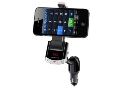 China Bluetooth Car Mount Holder With FM Transmitter , Auto Phone Holder for sale