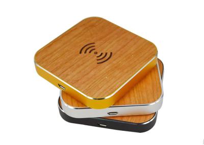 China Wooden Universal Wireless Qi Charger Pad For Iphone Samsung  LG for sale