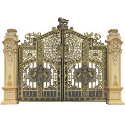 China House Base Track Easily Compiled High Quality Designs Swing Aisle Doors Aluminum Decorative Aluminum Gates for sale