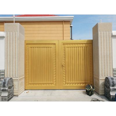 China Professional Design Customized Vacuum Easily Assembled Cast Aluminum Pedestrian Driveway Gate for sale