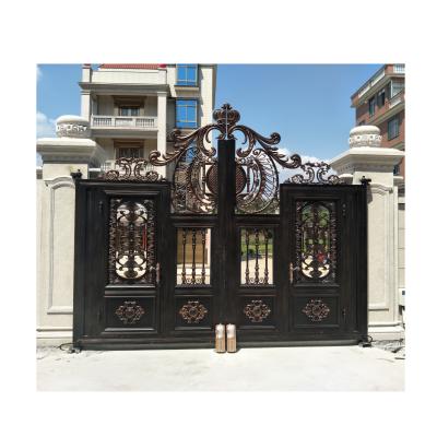 China Easily Assembled Hot-selling Chinese Manufacturer Highly Recommend High Strength And Hardness Exterior Barrier Yard Gate for sale