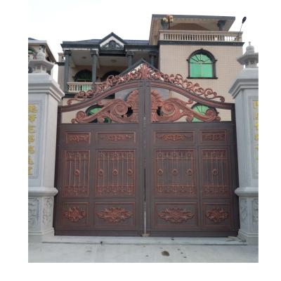 China Easily Assembled Most Popular Exterior Finish Door Baked Lining Decorative Material Aluminum Door for sale