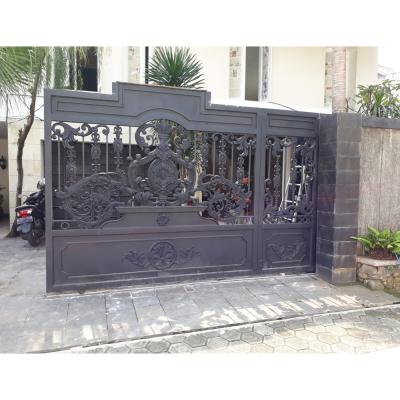 China Latest Factory Direct Folding Rust Security Never Easily Assembled Aluminum Barrier Gate for sale