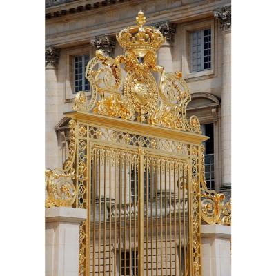 China Easily Assembled Top Quality Aluminum Metal Type Cast Solid Long Span Time Of Cast Aluminum Gates And Fences for sale